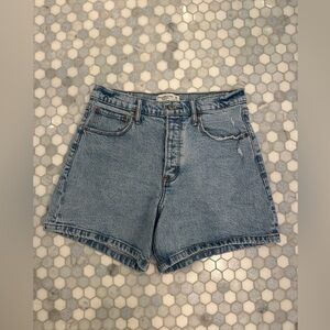 A&F High Rise Dad Short